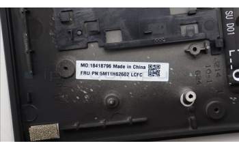 Lenovo 5M11H62602 C-Cover with keyboard, Czech Slovakian, Black, Backlight, Fingerprint, UK