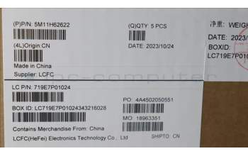 Lenovo 5M11H62622 MECH_ASM BL KB BK FPR FRA SRX