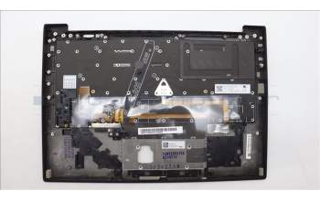 Lenovo 5M11H62643 C-Abdeckung mit Tastatur, Ungarisch, Schwarz, Hintergrundbeleuchtung, Fingerabdruck