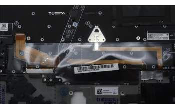 Lenovo 5M11H62793 C-Cover with keyboard, Hungarian, Black, Backlight, Fingerprint, WWAN, UK