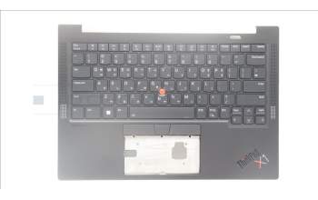 Lenovo 5M11H62816 C-Cover with keyboard, Korean, Black, Backlight, Fingerprint Reader, US