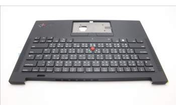Lenovo 5M11H62856 C-Cover with keyboard, Traditional Chinese, Black, Backlight, Fingerprint Reader, US
