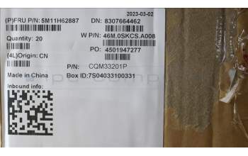 Lenovo 5M11H62887 MECH_ASM FR MECH_ASM C COVER YG N-WFC BK