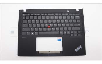 Lenovo 5M11H88989 C-Cover with keyboard, US English Euro, Black, US