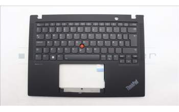 Lenovo 5M11H94376 C-Cover with keyboard, Danish, Black, Backlight, UK