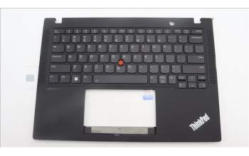 Lenovo 5M11H94379 C-Cover with keyboard, USA English, Black, Backlight, US