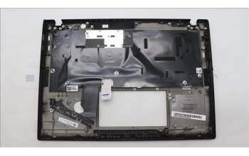 Lenovo 5M11H94394 C-Cover with keyboard, German, Black, Backlight, UK