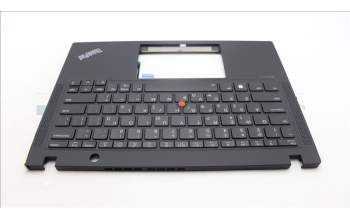 Lenovo 5M11H94397 C-Cover with keyboard, Greek, Black, Backlight, US
