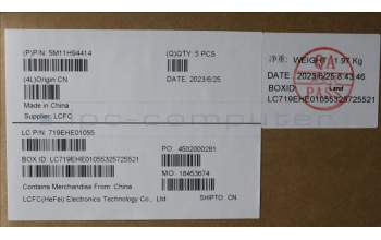 Lenovo 5M11H94414 MECH_ASM BL KB BK MG JPN CHY