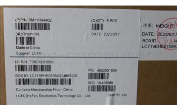 Lenovo 5M11H94462 MECH_ASM BL KB BK MG UK CHY