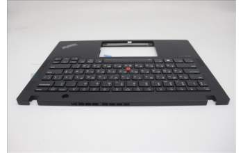 Lenovo 5M11H94467 C-Cover with keyboard, Ukraine, Black, Backlight, US
