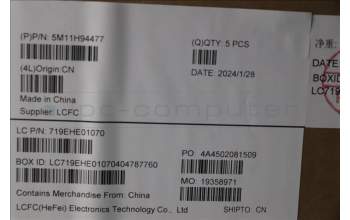 Lenovo 5M11H94477 MECH_ASM BL KB BK MG WW BRL CHY