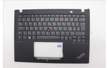 Lenovo 5M11H94486 C-Cover with keyboard, Czech Slovakian, Black, Backlight, WWAN, UK