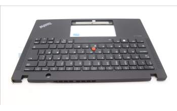 Lenovo 5M11H94490 C-Cover with keyboard, Danish, Black, Backlight, WWAN, UK