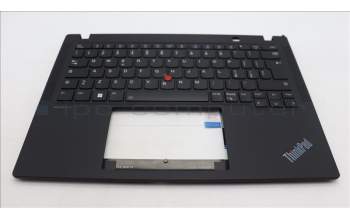 Lenovo 5M11H94526 C-Cover with keyboard, Italian, Black, Backlight, WWAN, UK