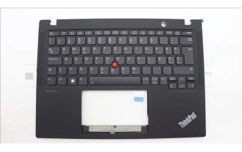 Lenovo 5M11H94553 C-Cover with keyboard, Slovenian, Black, Backlight, WWAN, UK