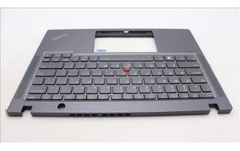 Lenovo 5M11H94598 C-Cover with keyboard, USA English, Grey, Backlight, US
