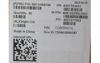 Lenovo 5M11H94746 MECH_ASM POWER BUTTON W/O FPR 13w G2