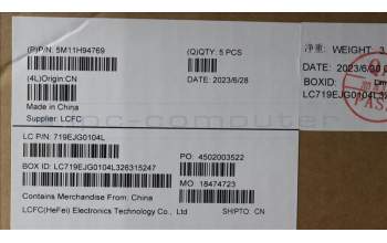 Lenovo 5M11H94769 MECH_ASM FRU KBD CCV GER (LTN) UK BK