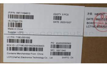 Lenovo 5M11H94813 MECH_ASM FRU KBD CCV EURO ENG(CHY)US BK