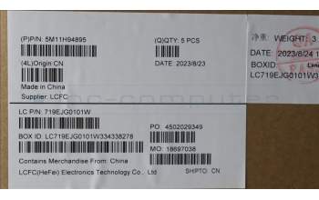 Lenovo 5M11H94895 MECH_ASM FRU KBD CCV RUS BL (LTN) US BK