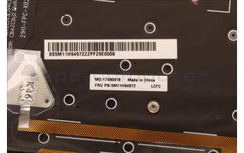 Lenovo 5M11H94972 MECH_ASM GP KBDBZL,HBW,WW,BK/GY,CHY