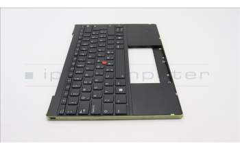 Lenovo 5M11H95020 C-Abdeckung mit Tastatur, Slowenisch, Schwarz/Bronzefarben, Hintergrundbeleuchtung, WLAN