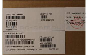 Lenovo 5M11H95058 C-Abdeckung mit Tastatur, Schwedisch/Finnisch, Schwarz, Hintergrundbeleuchtung, WWAN