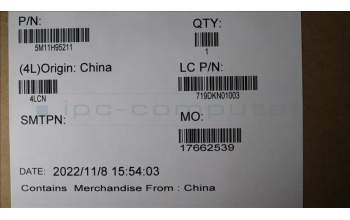 Lenovo 5M11H95211 MECH_ASM 13.3WUXGA,FHD,HybIR,GY,CSOT