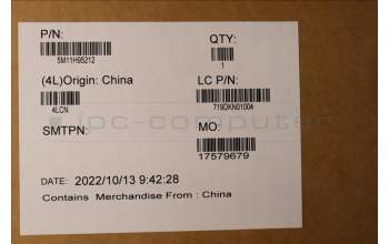 Lenovo 5M11H95212 MECH_ASM 13.3WUXGA,FHD,HybIR,BK,AUO