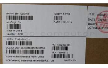 Lenovo 5M11J05748 MECH_ASM FRU KBD CCV JPN BL (LTN) JP BK