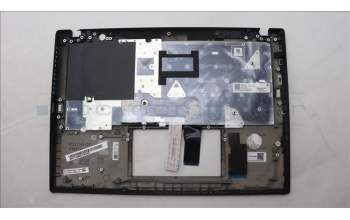 Lenovo 5M11J05856 C-Cover with keyboard, Brazil Portuguese, Black, Backlight, UK