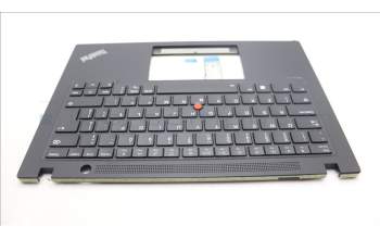 Lenovo 5M11J05856 C-Cover with keyboard, Brazil Portuguese, Black, Backlight, UK