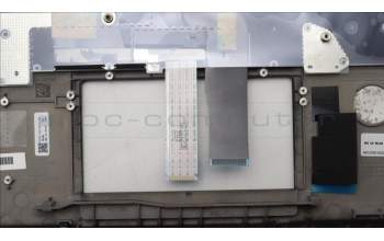 Lenovo 5M11J05874 C-Cover with keyboard, Danish, Black, Backlight, UK