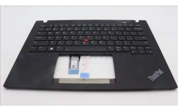 Lenovo 5M11J05878 C-Cover with keyboard, USA English, Black, Backlight, US
