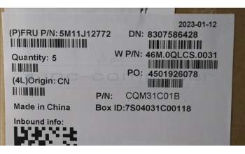 Lenovo 5M11J12772 C-Abdeckung mit Tastatur, Griechisch (US/GR), schwarz, WLAN