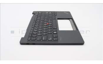 Lenovo 5M11J12797 C-Cover with keyboard, Arabic, Black, WWAN, US