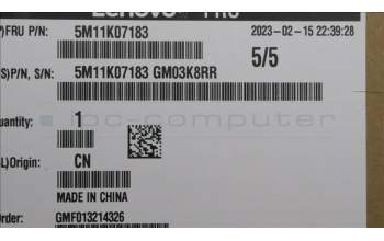 Lenovo 5M11K07183 P360 PET logo Dust Filter,AVC