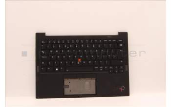 Lenovo 5M11K07698 C-Cover with keyboard,UK English,Deep Black,WWAN