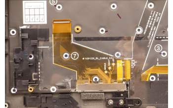 Lenovo 5M11K07698 C-Cover with keyboard,UK English,Deep Black,WWAN