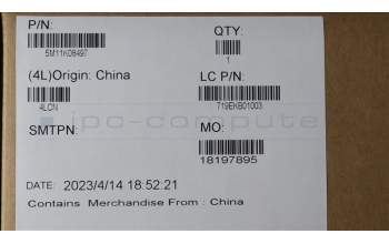 Lenovo 5M11K08497 CS21 3+2bCP,Small,Mylar+Synaptics PCB, Gray,SOVP&MP,TransImage