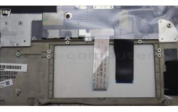 Lenovo 5M11L59317 C-Cover with keyboard, Estonian, Black, Backlight, UK