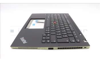 Lenovo 5M11L59317 C-Cover with keyboard, Estonian, Black, Backlight, UK