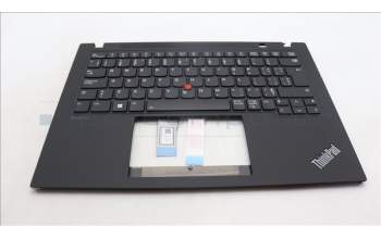 Lenovo 5M11L59331 C-Cover with keyboard, Canadian French English, Black, Backlight, UK