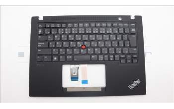 Lenovo 5M11L59361 C-Cover with keyboard, Japanese, Black, Backlight, JP