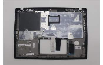 Lenovo 5M11L59369 C-Cover with keyboard, Spanish LA, Black, Backlight, UK