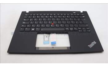 Lenovo 5M11L59371 C-Cover with keyboard, Spanish LA, Black, Backlight, UK