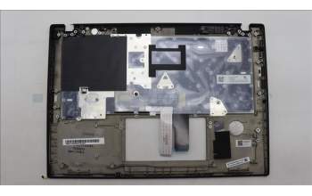 Lenovo 5M11L59379 C-Cover with keyboard, Nordic, Black, Backlight, UK