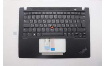 Lenovo 5M11L59445 C-Cover with keyboard, Bulgarian, Black, Backlight, WWAN, UK