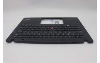 Lenovo 5M11L59457 C-Cover with keyboard, Danish, Black, Backlight, WWAN, UK